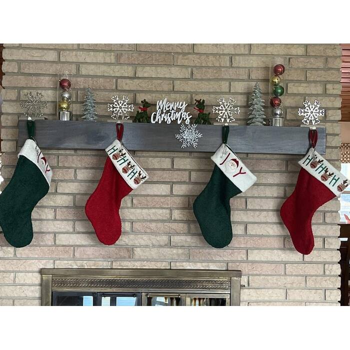 Modern Farmhouse Fireplace Mantel Shelf