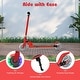 preview thumbnail 5 of 6, Folding Aluminum LED Light Up Wheels Kids Kick Scooter - 28" x 4" x 25"