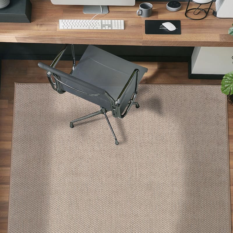 Contemporary Solid Indoor/Outdoor Area Rug