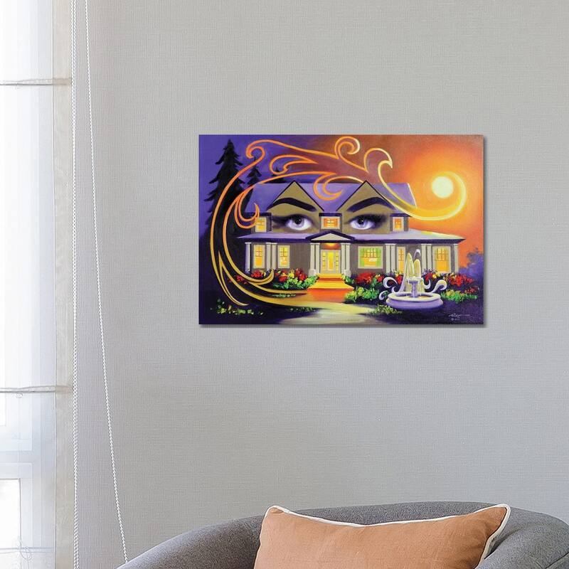 iCanvas "Eyes On You - House Illusion" by D. "Rusty" Rust Canvas Print - 18x26x1.5