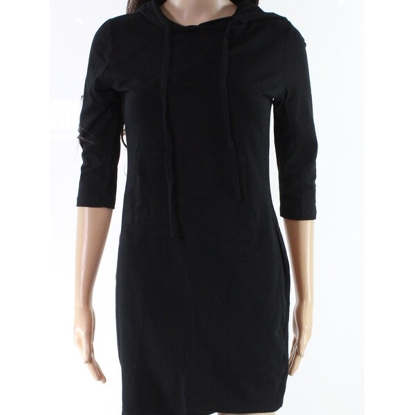 Magaschoni - Magaschoni black hooded cardigans for women dresses clearance