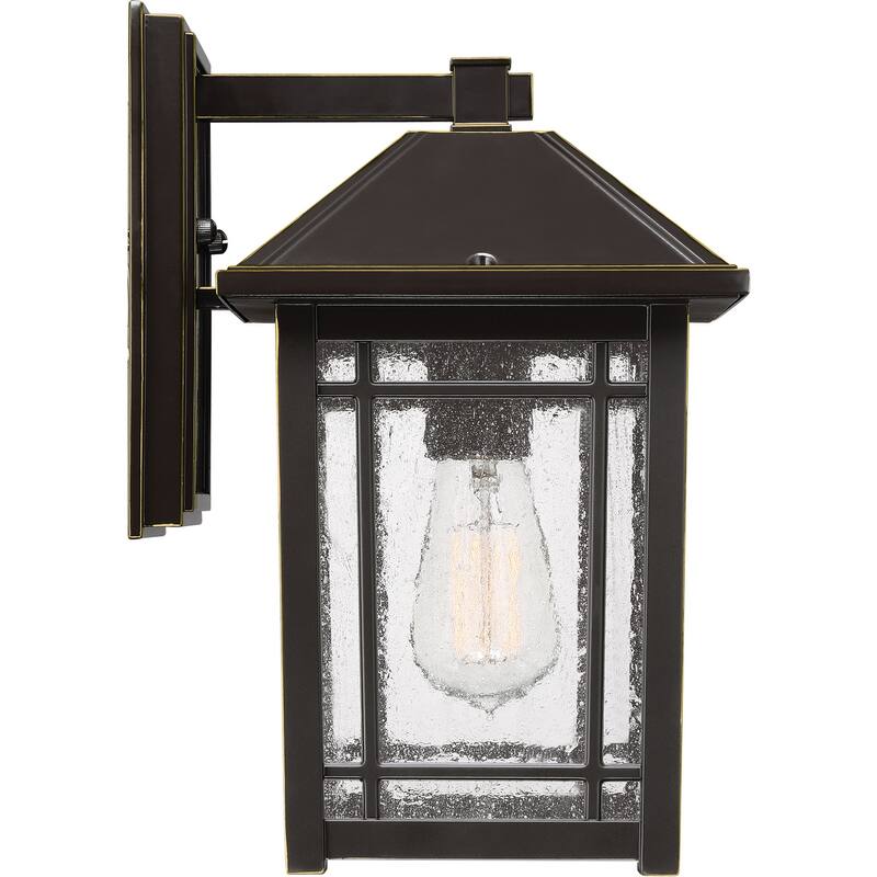 Cedar Point 1-Light Outdoor Wall Lantern in Palladian Bronze