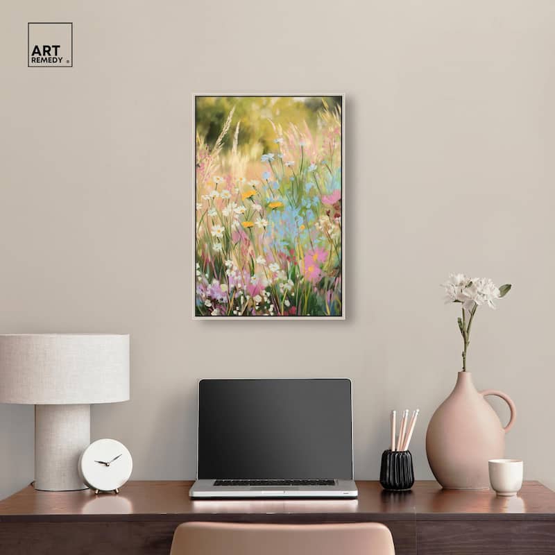 Floral Impressionism I Canvas by Art Remedy