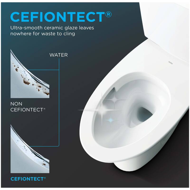 Toto MW6263074CEFG01 Aimes 1.28 GPF One Piece Elongated Toilet with