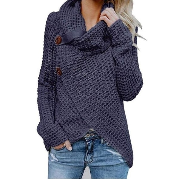 cowl neck wrap sweater
