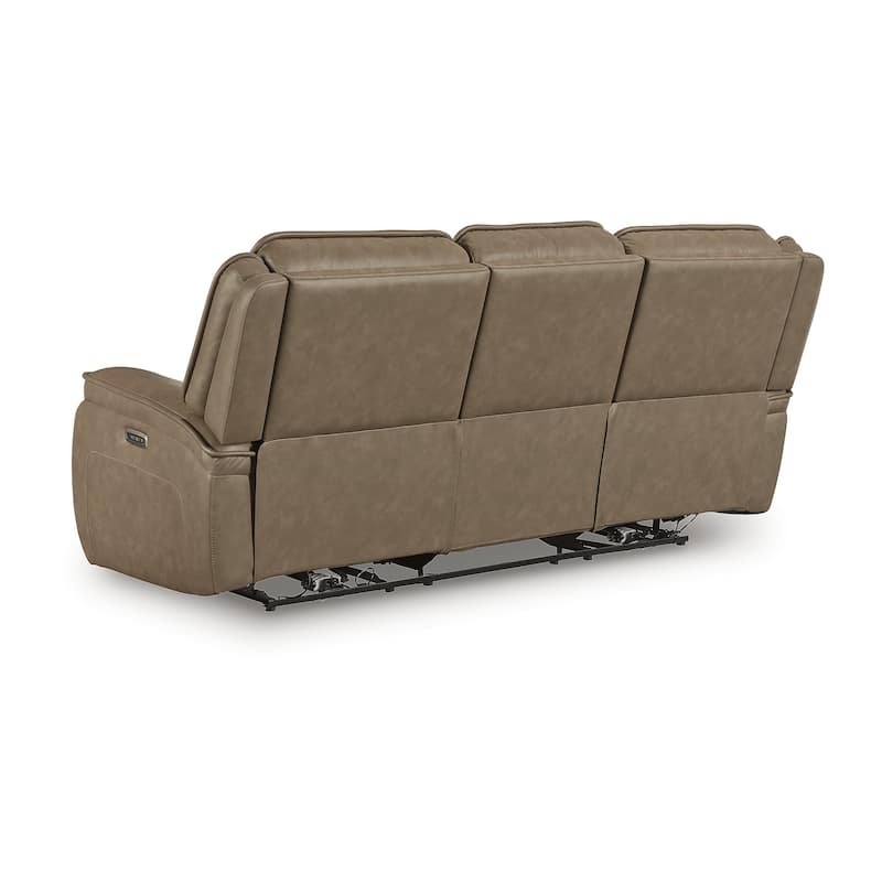 Signature Design by Ashley Rondelay Brown Power Reclining Sofa - 89" W x 42" D x 42" H