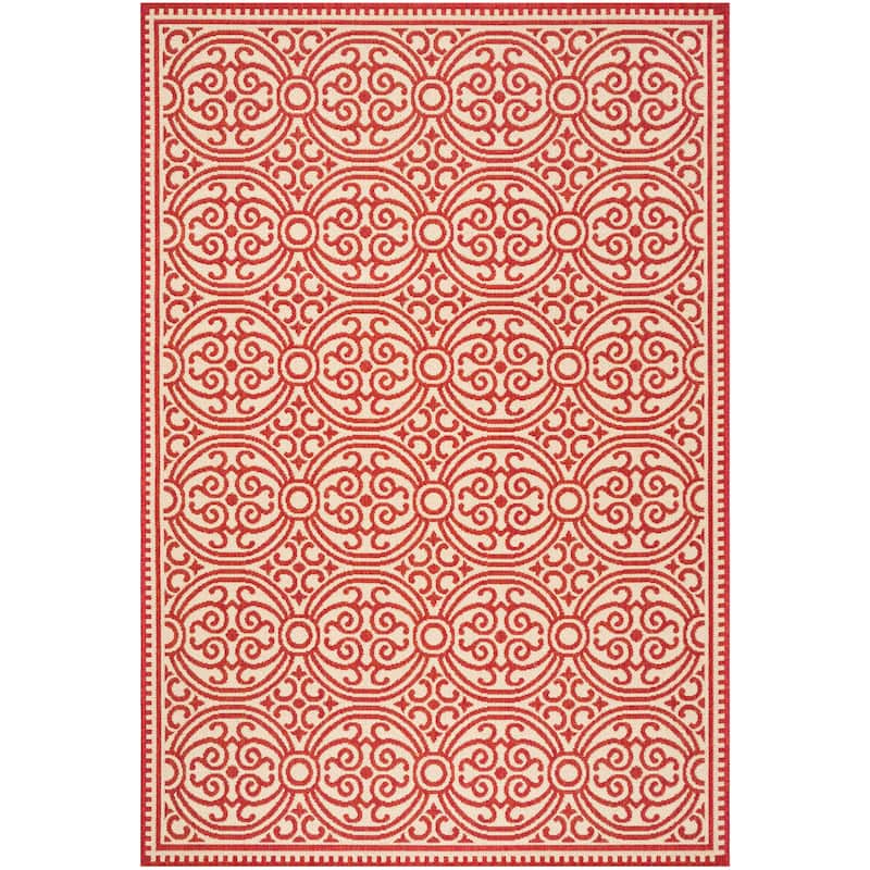 SAFAVIEH Linden Myriame Indoor/ Outdoor Waterproof Patio Backyard Rug