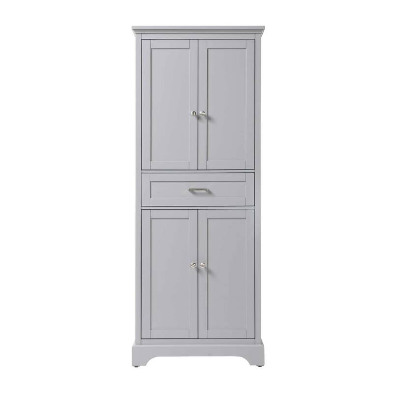 Peregrine Bath Storage Cabinet (16-28 In.) - Grey - 28"