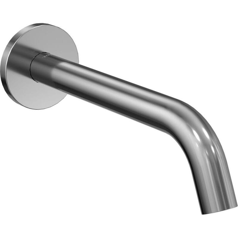 TOTO Helix Wall-Mount Ecopower or AC 0.5 GPM Touchless Bathroom Faucet - Polished Chrome