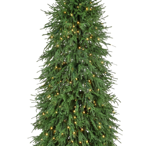 7' 3m led Easy plug Natural Touch Norfolk Tree 908t36