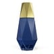 preview thumbnail 2 of 11, American Atelier Modern Geometric 37oz Carafe and Tumbler Navy/Gold