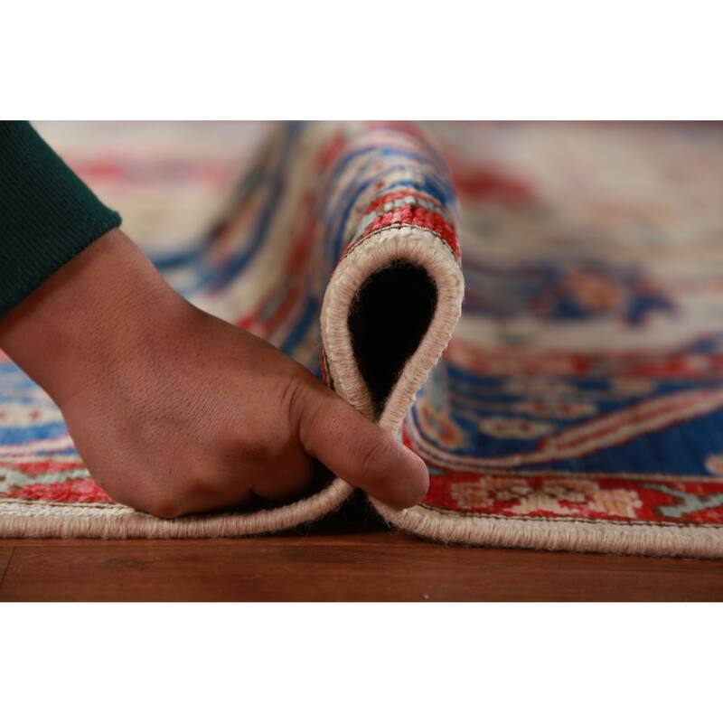 Vegetable Dye Ziegler Oriental Rug Hand-Knotted Wool Carpet - 8'11"x 11'9"