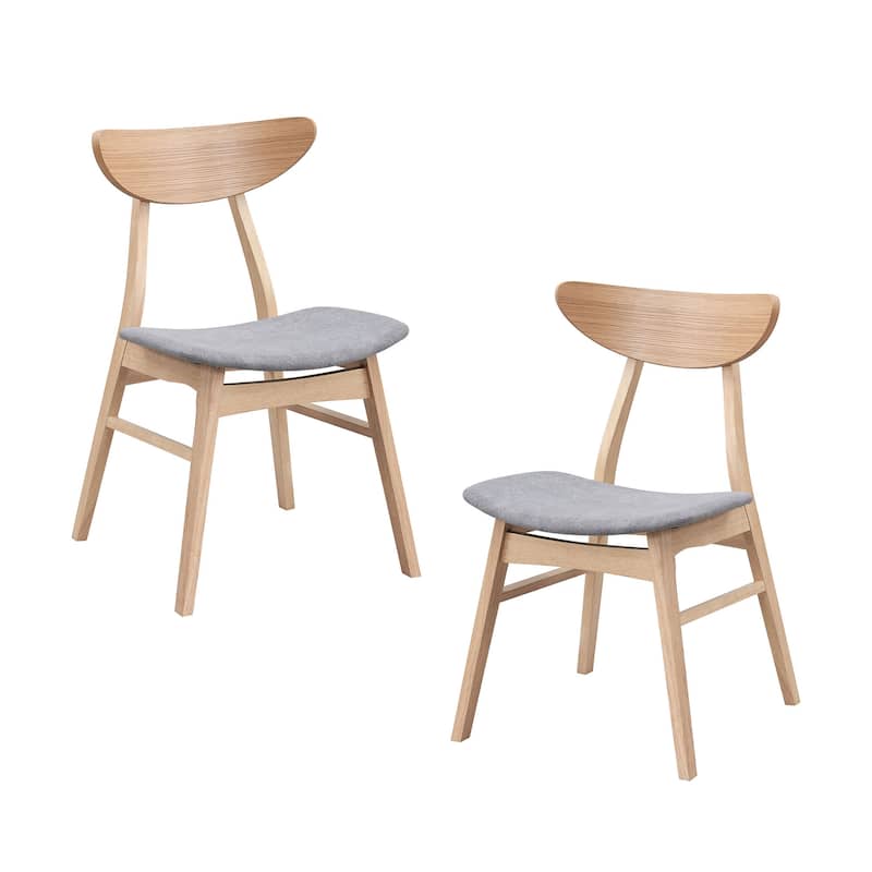 Mid Century Dining Chairs 2 Piece Set
