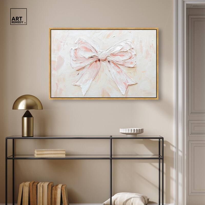 Relief Ribbons Canvas by Art Remedy