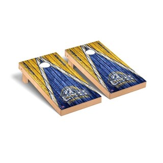 University of New Haven UNH Chargers Weathered Cornhole Board Set