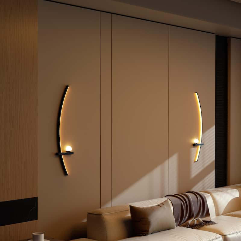 2-Pack 32 in LED Bedroom Wall Lights - 2 Packs