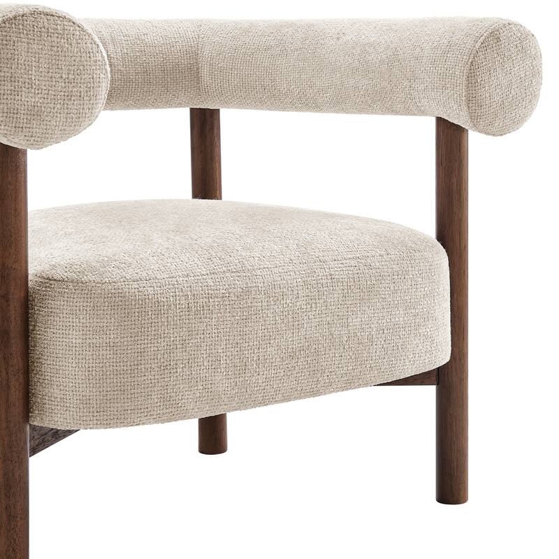 NPD Furniture Vincent Chenille Accent Arm Chair