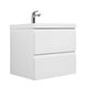 preview thumbnail 72 of 169, CASAINC Floating Bathroom Vanity with Resin Top Basin and Soft Closing Drawers