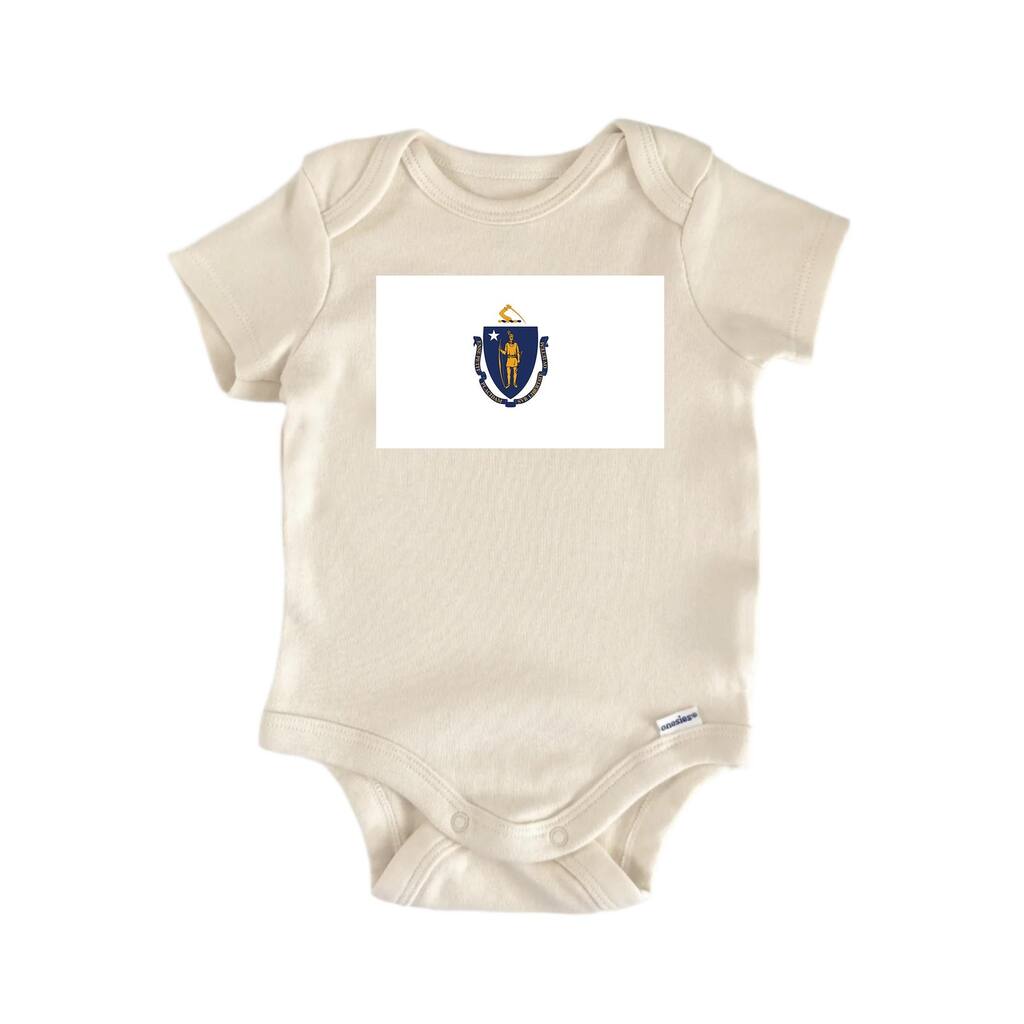 Massachusetts - Baby Boy Girl Clothes Infant Bodysuit Funny Cute