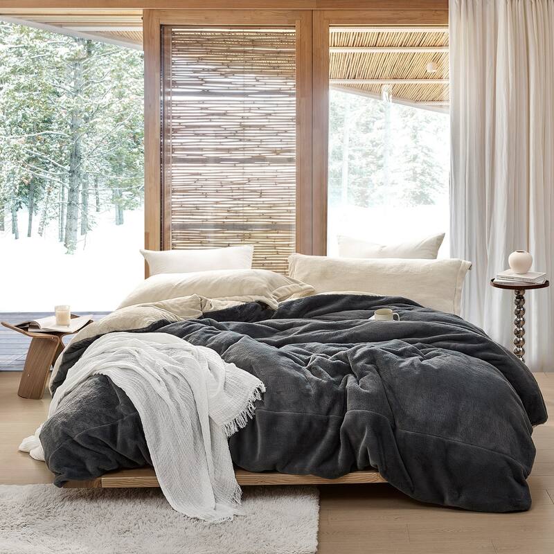 Plumpy Pudgy Portly Chunky Bunny - Coma Inducer® Comforter with Cover - Poppy Seed Birch - Queen