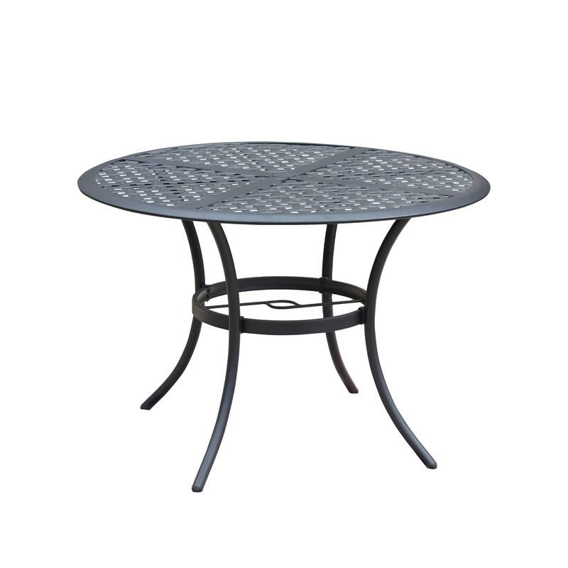 PATIO FESTIVAL 42" Outdoor Round Steel Dining Table