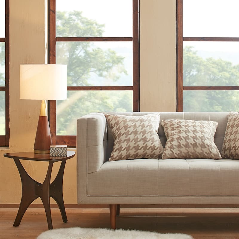 Triangular Table Lamp Modern Geometric Bedside Lighting for Living Room Bedroom Office