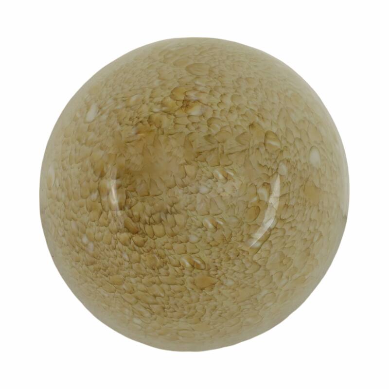 Glass Decorative Bowl Modern Glam Textured Sleek Curved Design - 9" x 9" x 6"