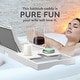 preview thumbnail 23 of 36, Bathtub Tray for Tub - Adjustable Bamboo Bath Tray for Tub - Collapsible Bathtub Caddy Bath Tub Tray Wood - Bath Accessories