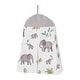 preview thumbnail 5 of 4, Sweet Jojo Designs Watercolor Elephants Boy Girl Gender Neutral 4p Nursery Crib Bedding Set Green Grey Jungle Safari Palm Trees