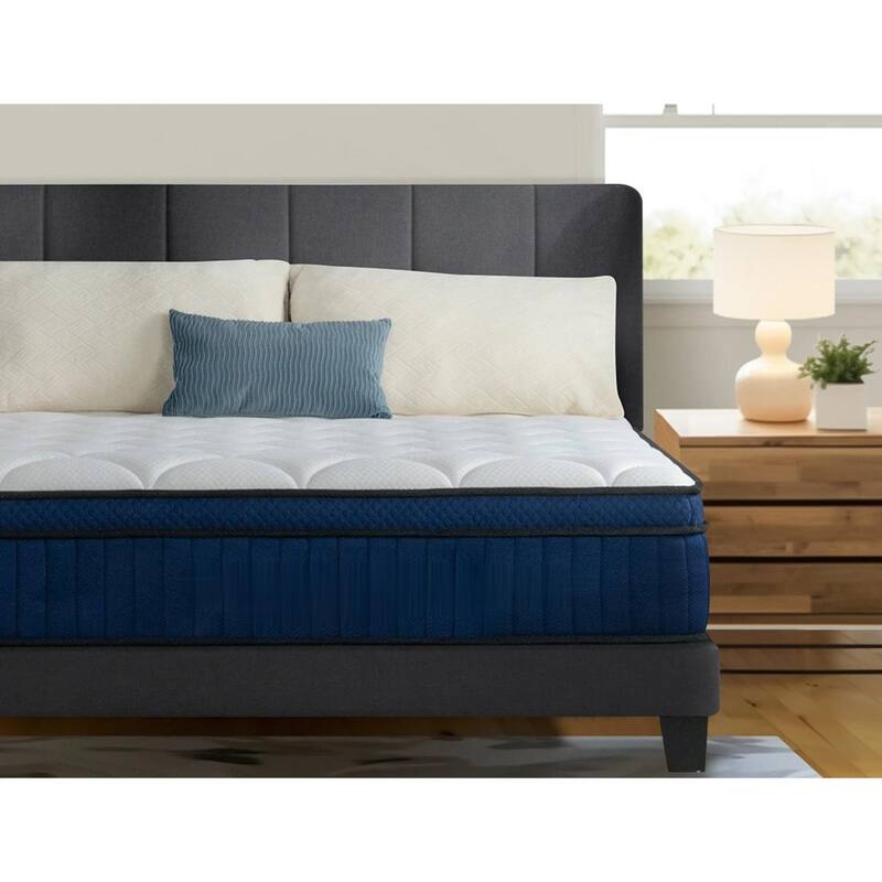 10 Inch Full Size Breathable Cool Cover Memory Foam Individual Pocket Spring Hybrid Mattress