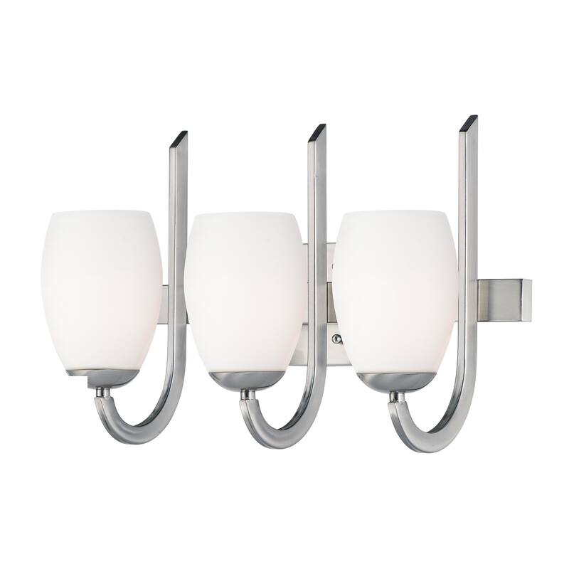 Taylor 3-Light Bath Vanity - satin nickel - satin nickel