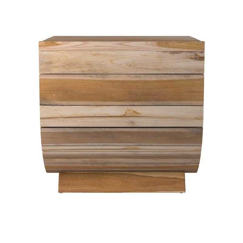 Harper Stacked Wood Accent Table by East at Main - 19.7x19.7x19.7