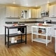 Kitchen Islands and Carts that Match SAFAVIEH Couture Eleni Brass Sideboard - Dark Brown - 18 in w x 69 in d x 36 in h