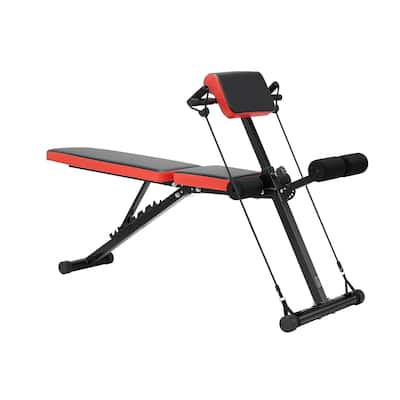Roman Chair Back Extension Hyperextension Bench Adjustable Foldable Home Gym - Multi - Multi