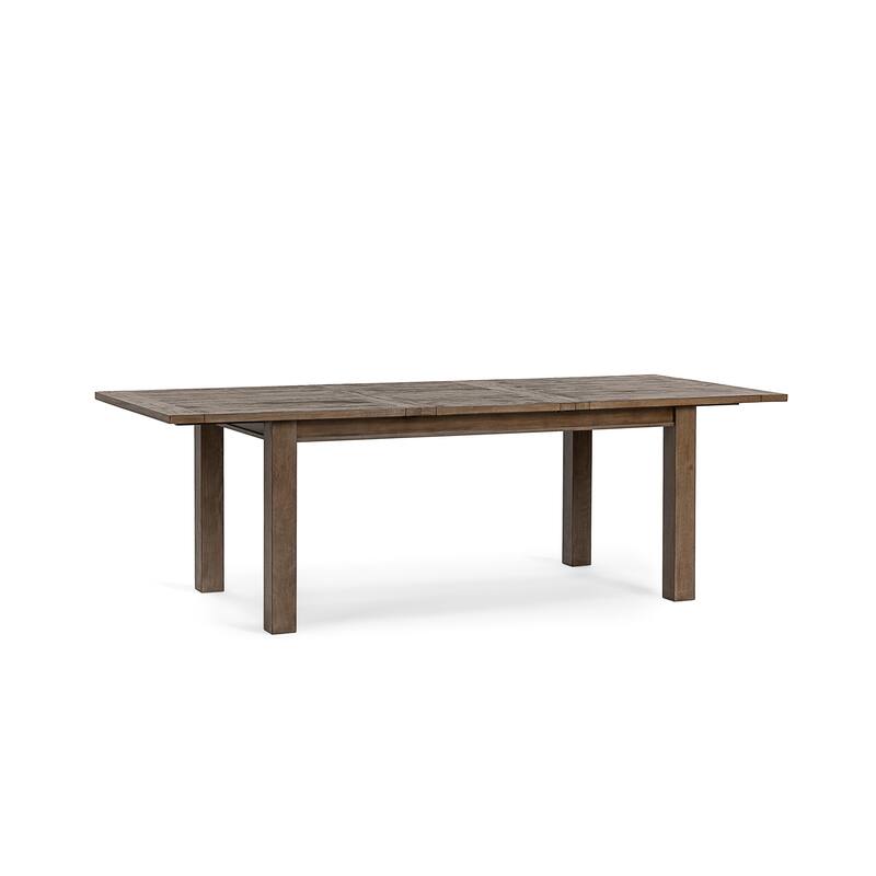 The Gray Barn Fairview Driftwood Reclaimed Pine 94-inch Extension Dining Table