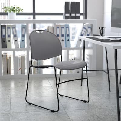 Ultra-compact High-capacity Stacking Metal Chairs (Set of 5)