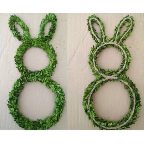 Preserved Boxwood Rabbit - 27 Inch - Bed Bath & Beyond - 38208091