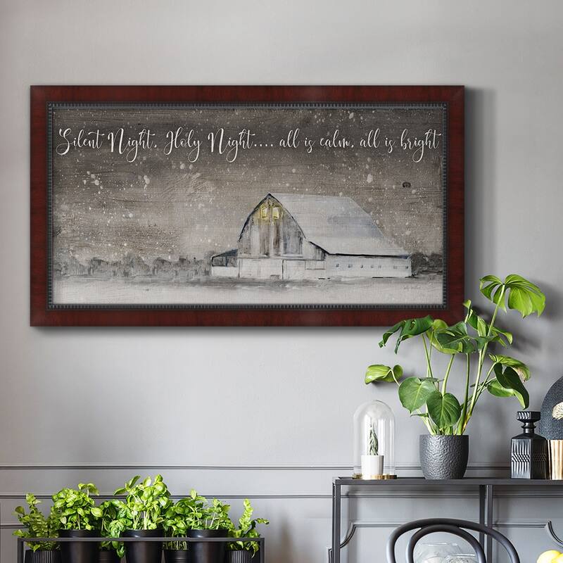 Silent Night Premium Framed Canvas- Ready to Hang