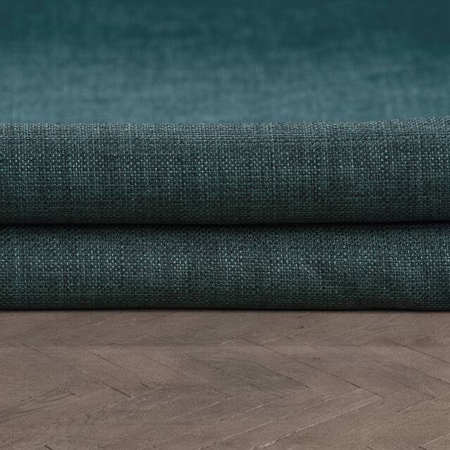 Exclusive Fabrics Italian Faux Linen Curtain (1 Panel)