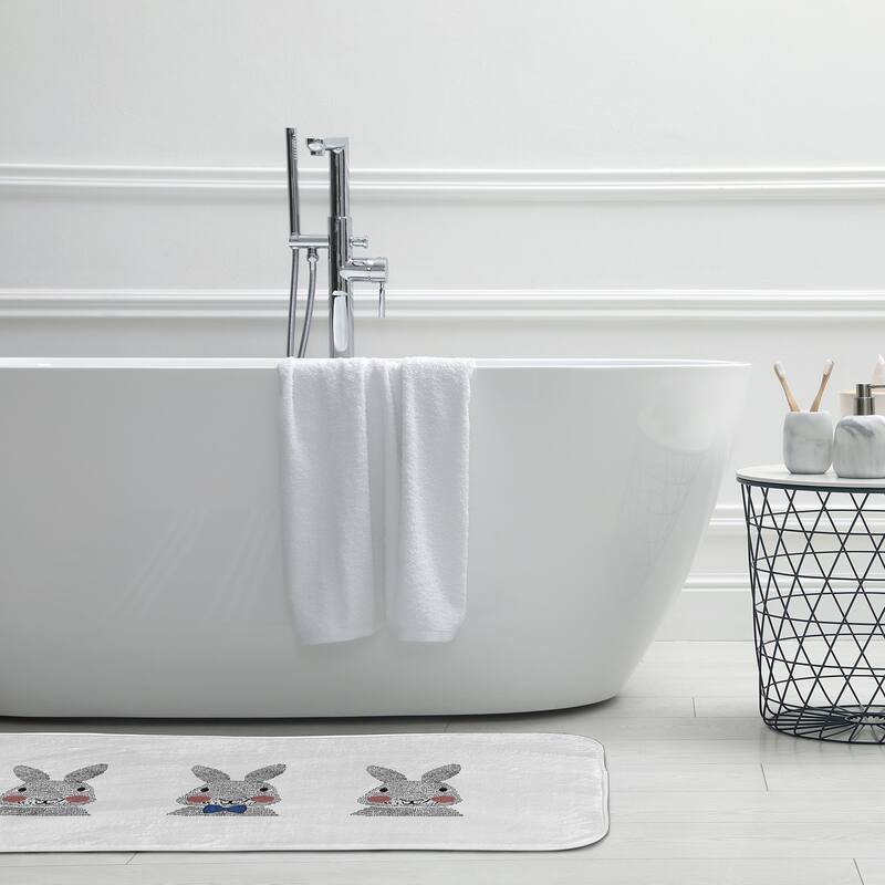 Bunny Triplets Bathmat