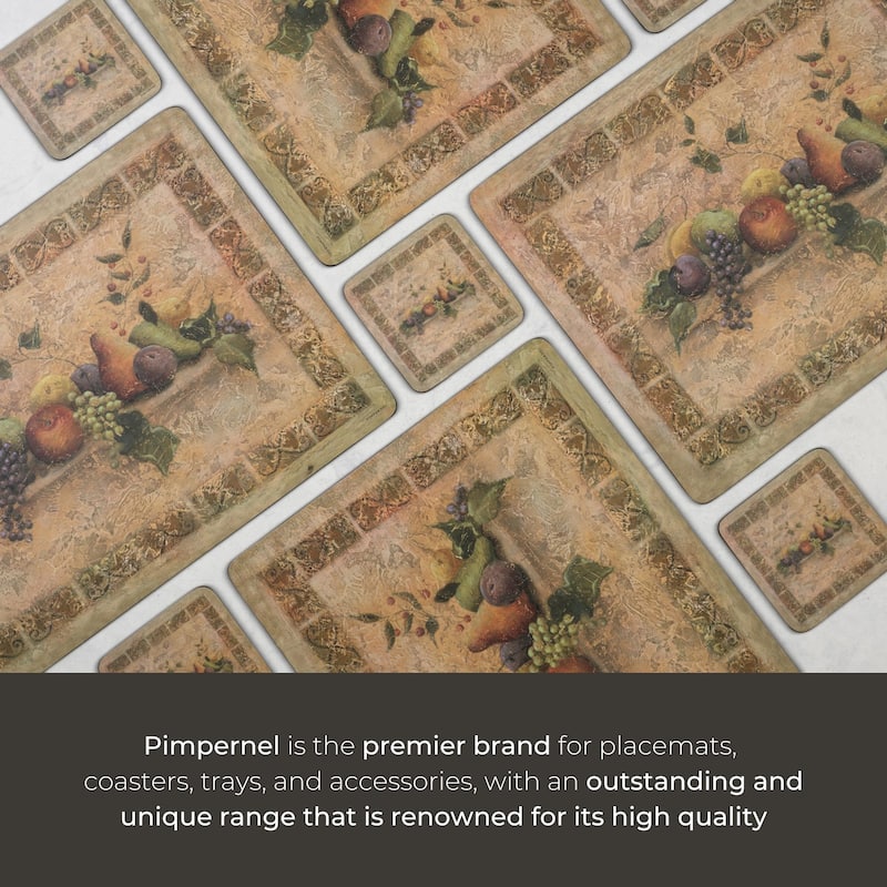 Pimpernel Set of 4 Tuscan Palette Collection Placemats - 15.7 inches x 11.7 each
