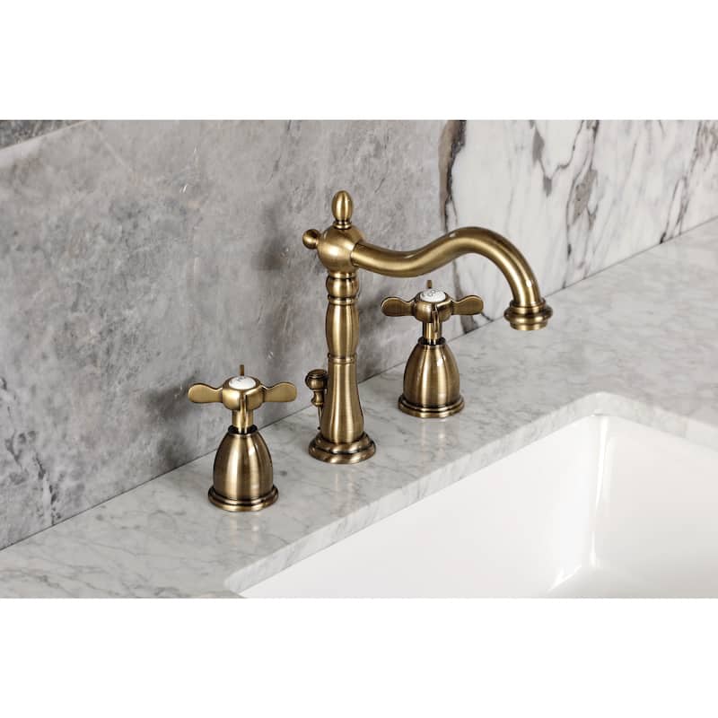 Kingston Brass KB197.BEX Essex 1.2 GPM Widespread Bathroom Faucet with