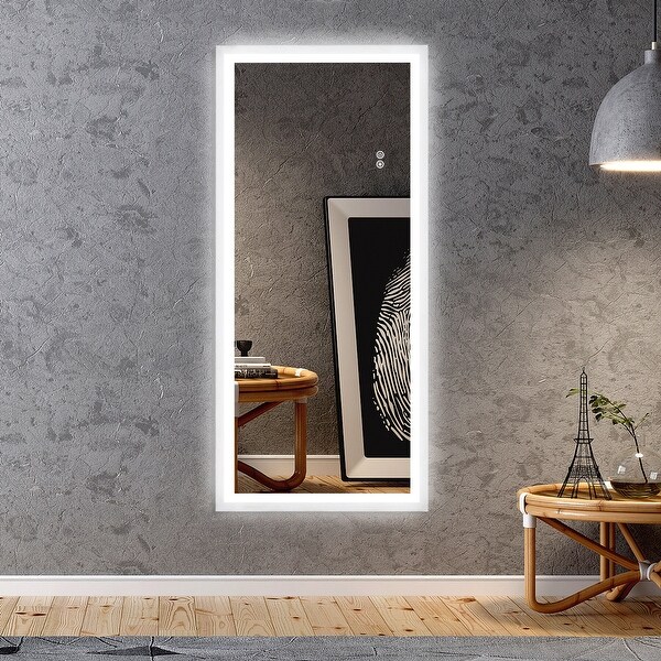 Dimmable lighted mirror top
