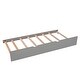 preview thumbnail 15 of 17, L-Shaped Twin Platform Bed with Trundle, Storage Drawers and Built-in Desk, Space-Saving Corner Bed