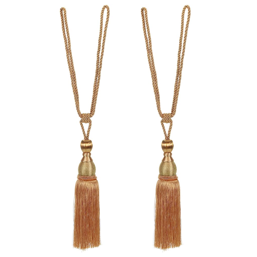 2 Pack Elegant Handmade Curtain Tiebacks Home Office Decorative