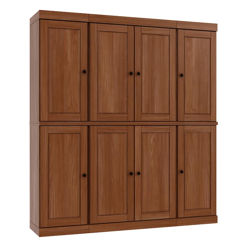 Palace Imports 100% Solid Wood 65" Kitchen China Pantry Cabinet - 65" x 71.5"