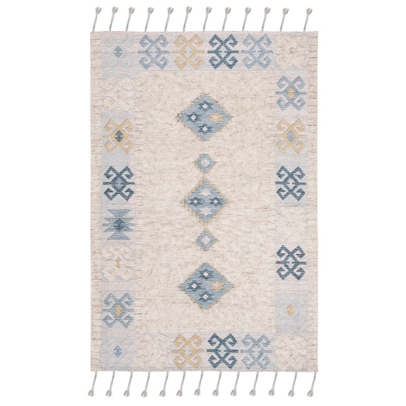 SAFAVIEH Handmade Saffron Kaylynn Modern Tribal Cotton Rug
