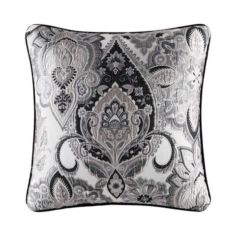 Five Queens Court Giselle 20 Inch Square Decorative Throw Pillow