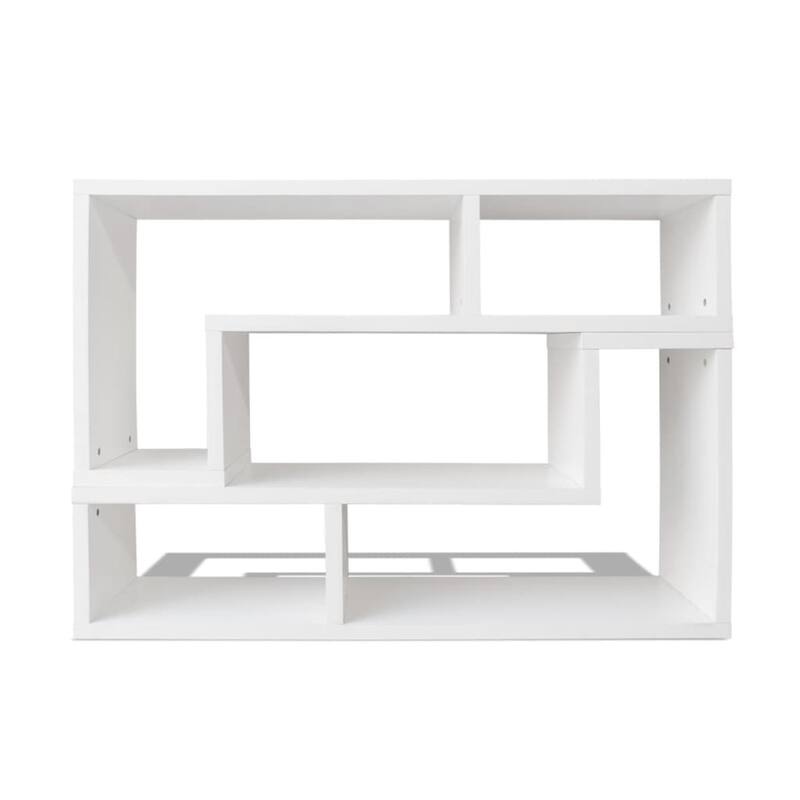 vidaXL TV Stand White MDF and Engineered Wood Modular TV Stand - 15.7 x 43.3 x 18.5 in