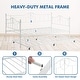 preview thumbnail 14 of 24, Heavy Duty Metal Daybed With Trundle Platform Sofa Bed for Bedroom